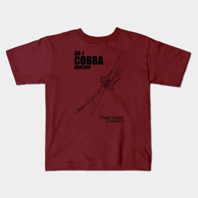 AH-1 Cobra Kids T-Shirt by Firemission45